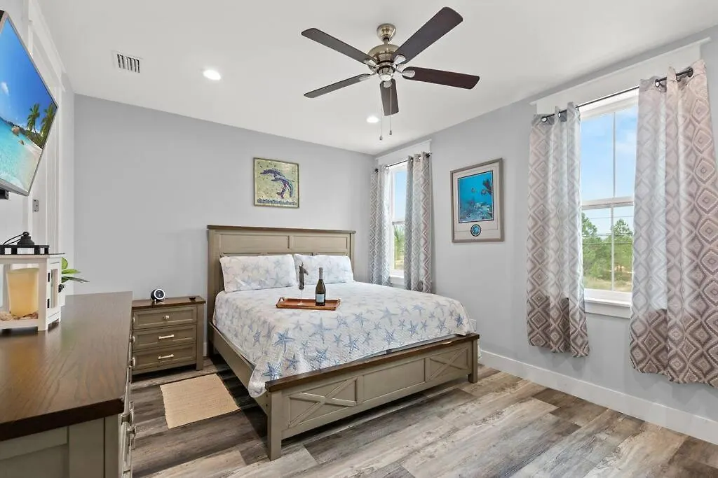 Sandy Palms, Heated Pool & Seasonal Hot Tub, 3 Min Walk To The Beach, W Golf Cart & Beach Gear Villa Panama City Beach 0*,  United States