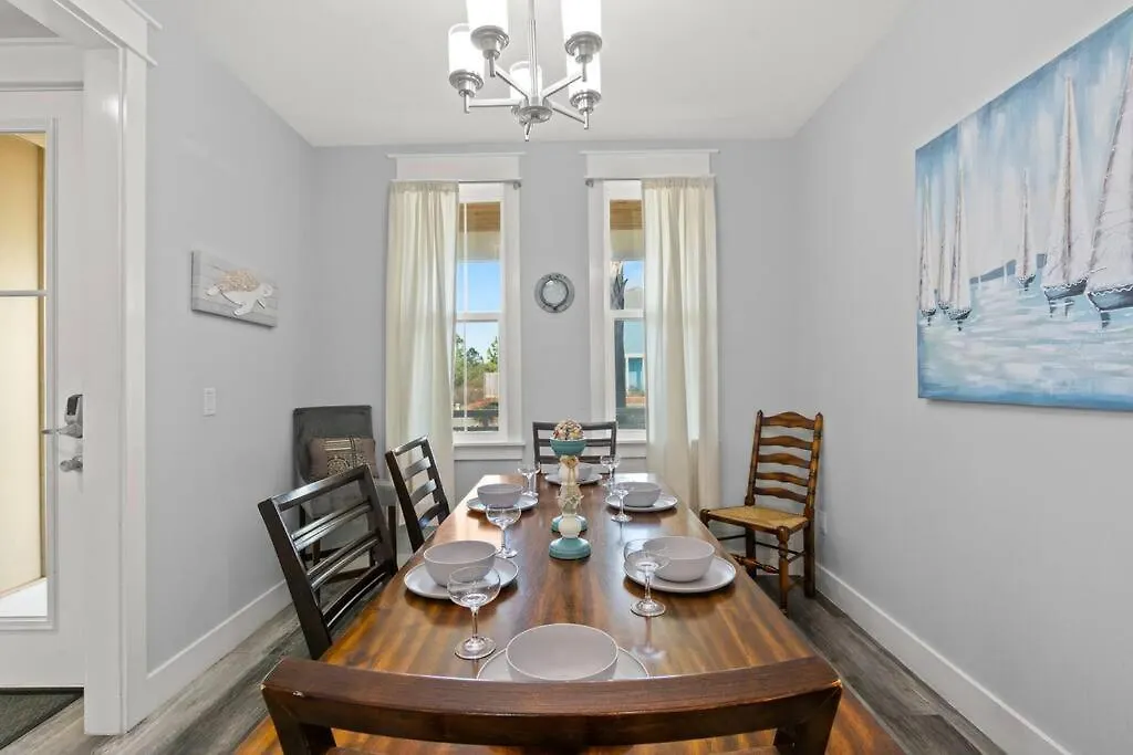Sandy Palms, Heated Pool & Seasonal Hot Tub, 3 Min Walk To The Beach, W Golf Cart & Beach Gear Villa Panama City Beach Holiday home