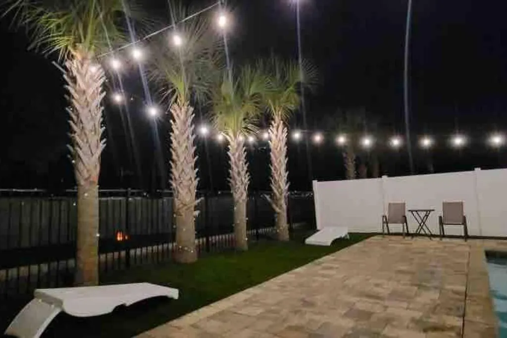 Sandy Palms, Heated Pool & Seasonal Hot Tub, 3 Min Walk To The Beach, W Golf Cart & Beach Gear Villa Panama City Beach 0*,  United States