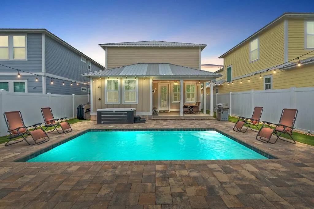 Villa Sandy Palms, Heated Pool & Seasonal Hot Tub, 3 Min Walk To The Beach, W Golf Cart & Beach Gear Panama Stadt